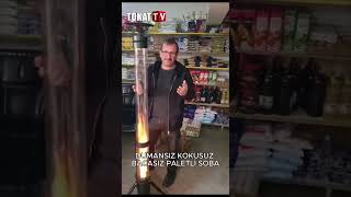 Dumansiz Kokusuz Bacasiz Paletli̇ Soba