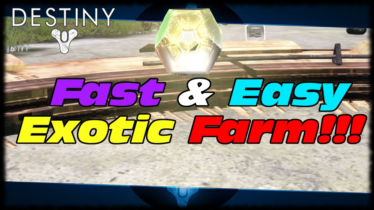 Fastest & Easiest Exotic Engram Ultra Farm! Destiny How To Farm Exotic