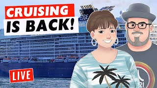 CRUISE LIVE STREAM with Tony and Jenny - Cruising is Back!