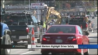 Road Workers Highlight Driver Safety