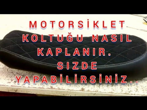 Video: Bir vinil motosiklet koltuğunu nasıl geri yüklersiniz?