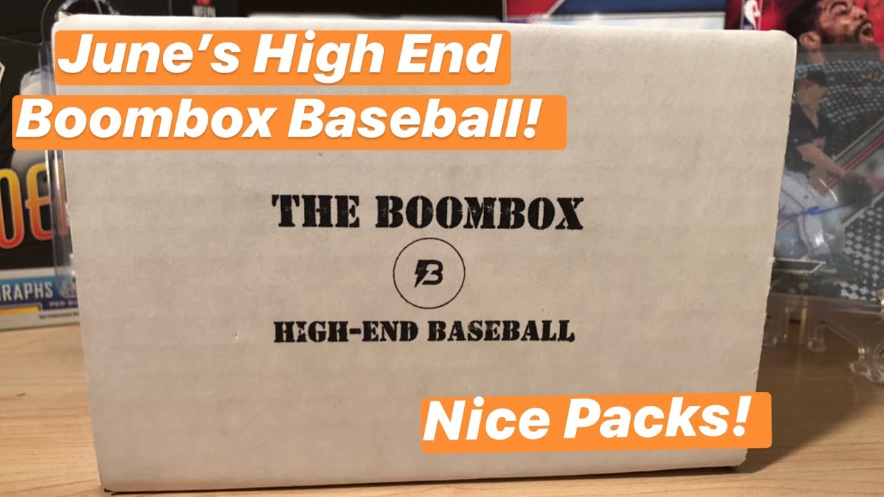 Boombox! The Original High End June Baseball!  ** Nice pack lineup! **