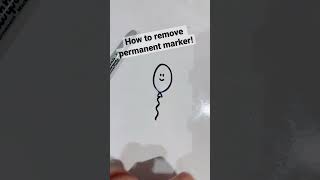 Teacher Hack! How to remove permanent marker from a whiteboard!