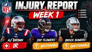 NFL Week 1 Injury Report — Biggest Injuries & Updates