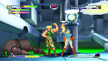 Marvel VS Capcom 2 - Guile/Charlie/Cammy - Expert Difficulty Playthrough