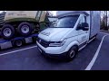 Пробил 2 колеса. Новый VW Crafter. Франция-Бельгия