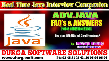How to use JDBC API to call Stored Procedures?