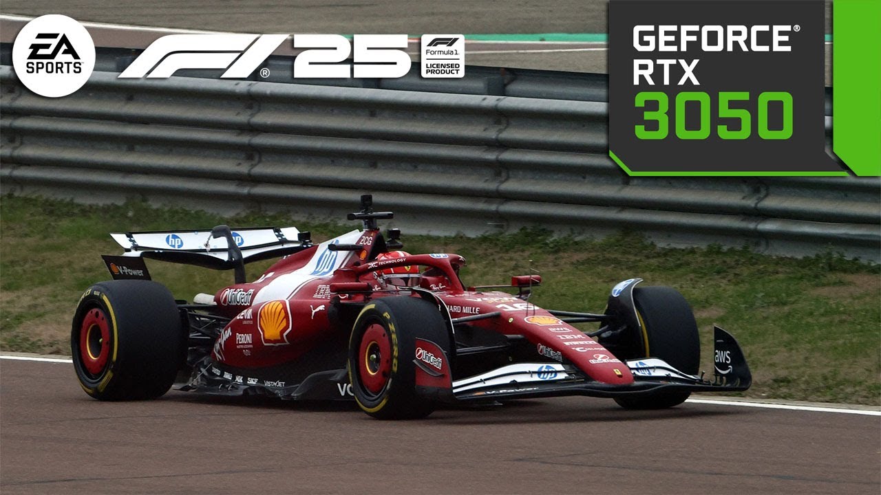 F1 25 - RTX 3050 - DLSS 4 OFF/ON - Ray Tracing OFF/ON - #EAPartner # ...