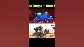Dino Robot Corps + Dino Robot Vs Zombie #shorts #dinosaurgames