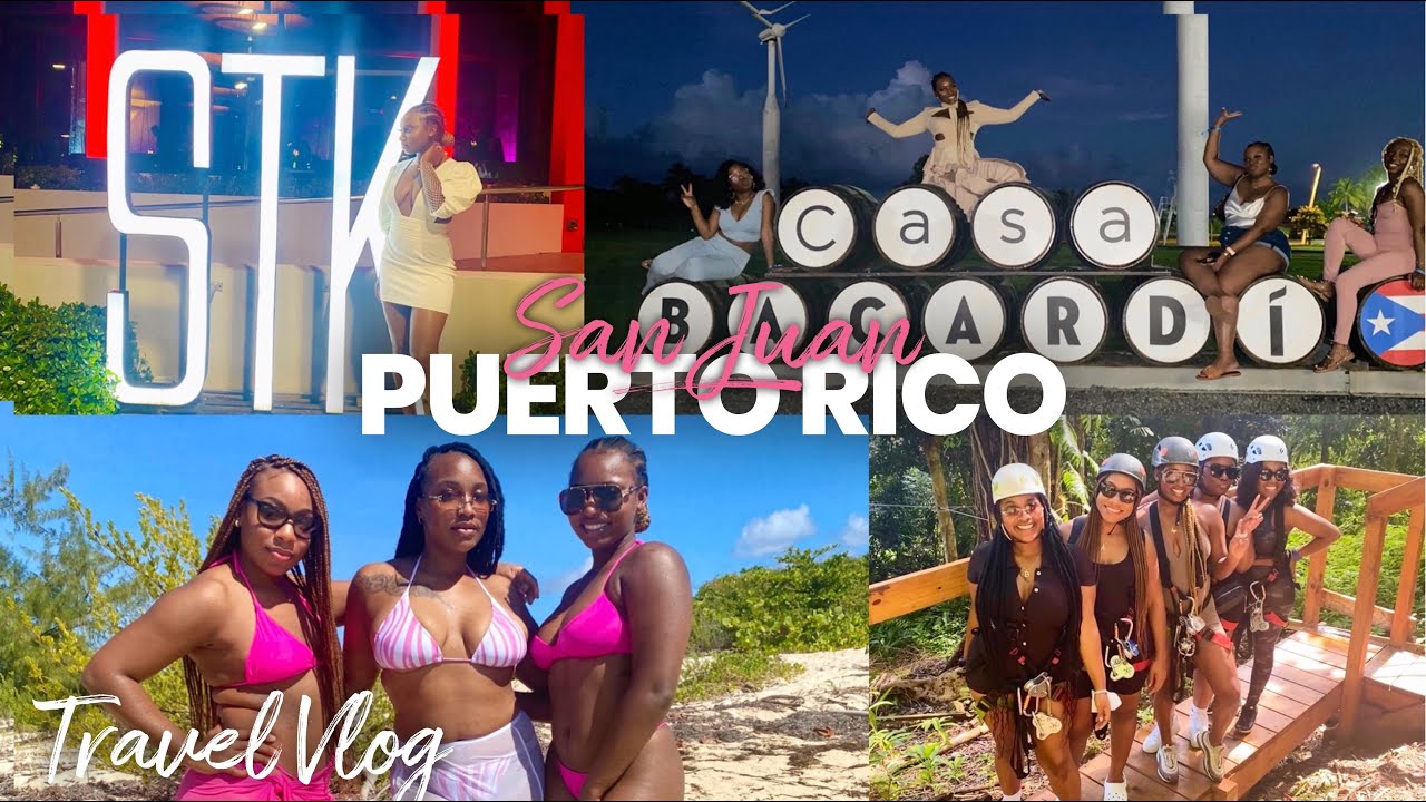 Puerto Rico Travel Vlog: Exploring San Juan | Girls Trip | Rainforest  + Casa Bacardi Factory + more