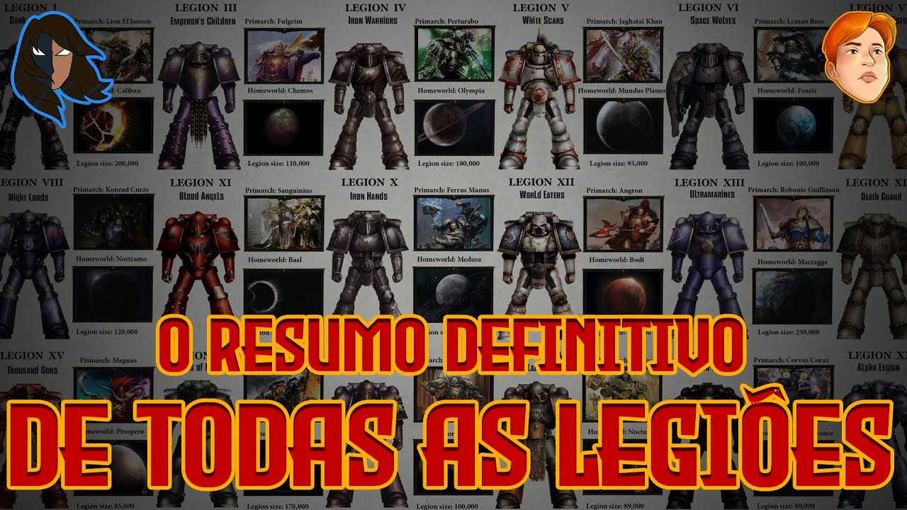 ПОЛНЫЙ ОБЗОР всех легионов #warhammer40k