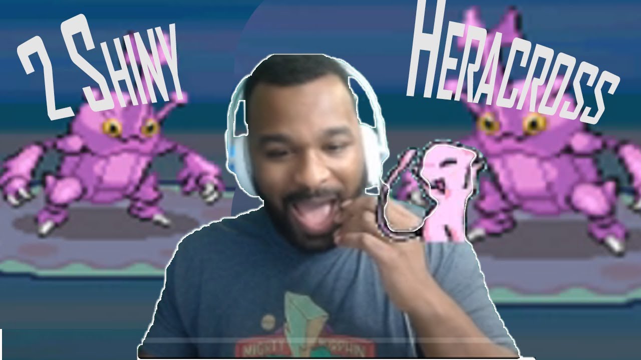 2 Shiny Heracross Reaction! Same STREAM!