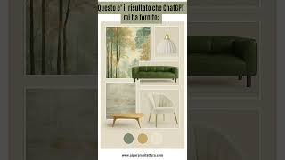 Nuove funzioni di ChatGpt per Architetti e Interior Design [shorts]    #ia #home #architetti