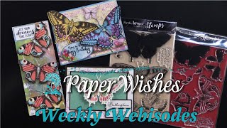 Butterfly Cards Using Layering Stamps Stamps by Hunkydory