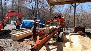 Work on the Sawmill and a Workout!