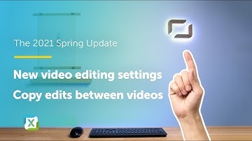 1 - New video editing features