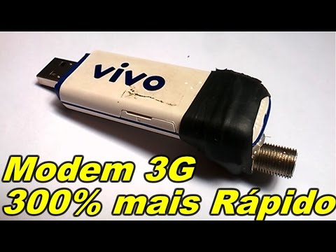 Vídeo: Como Fazer Um Modem 3g Funcionar Mais Rápido