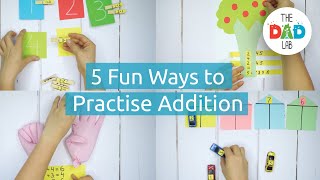 5 DIY Games to Practice Addition | Fun Math for Children screenshot 4