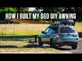 The $60 DIY Awning I built for my Subaru Forester