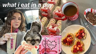 WHAT I EAT IN A DAY: VALENTINS SPECIAL + TASTE TEST - *USA VLOG*