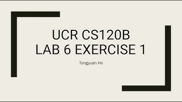 UCR CS120B Lab 6 Exercise 1