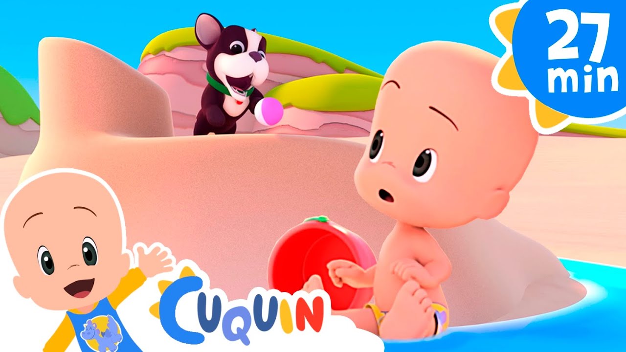 Kleo i Kukin 🔔 Zamek na plaży 🔔 Kreskówki i piosenki dla dzieci  🎶 Cleo & Cuquin