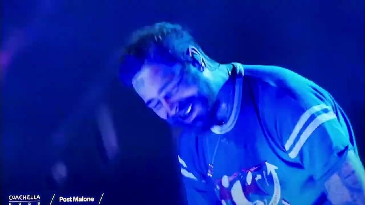 Post Malone - Sunflower ( live ) at Coachella 2025 Weekend 1. Bad note Post Malone - Sunflower ( live ) at Coachella 2025 Weekend 1. Bad note