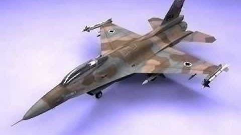 3D Model F-16 Fighting Falcon Israeli Version Review