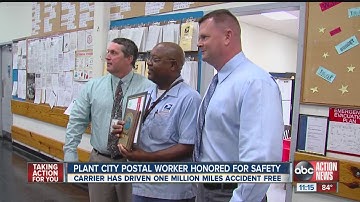 Letter carrier honored for safety