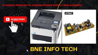 kyocera printer fs-2100dn power supply replacement/ፕርንተር  ጥገና  በአማርኛ