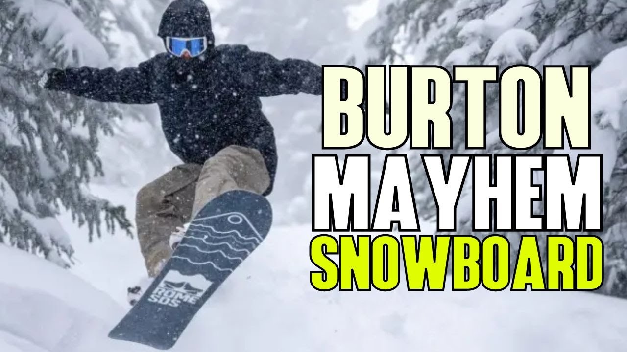 Allmountain Freestyle Snowboard Burton Mayhem Snowboard Review