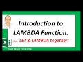 LAMBDA Excel Function. LET & LAMBDA together to make Single Cell Reports. Excel Magic Trick 1706