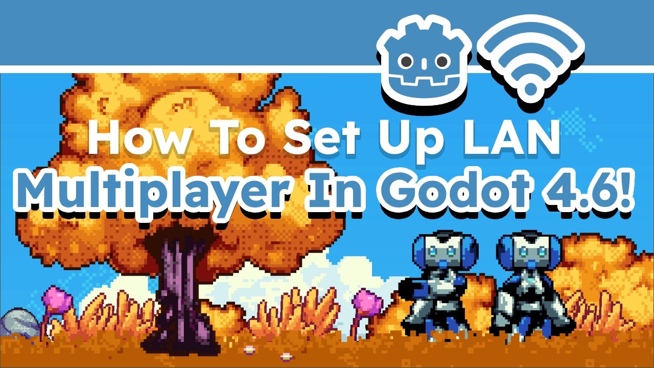 How To Set Up LAN Multiplayer In Godot 4.6! (2D Project) - YouTube