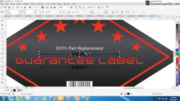 Creating Professional Guarantee Label Design  Coreldraw