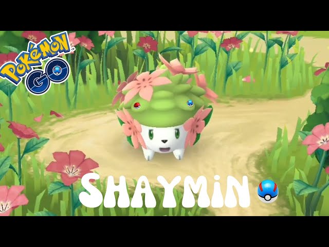 ☺️wow! Shiny shaymin in pokemon go. 