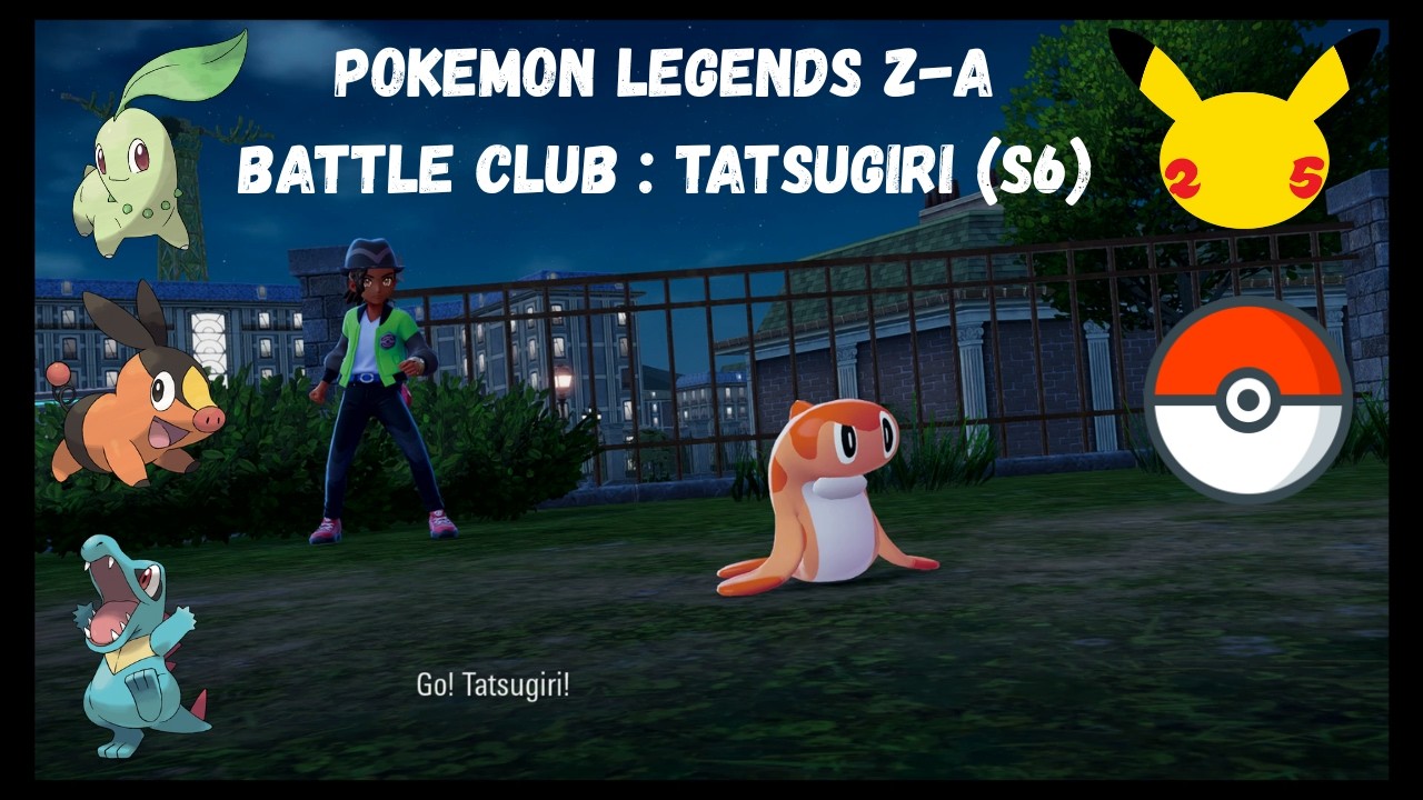 Pokémon Legends Z-A Battle Club Ranked Online Battles Season 6 Tatsugiri