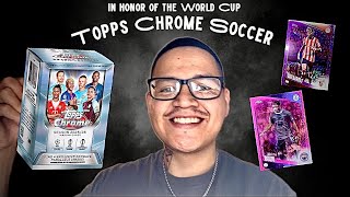 My First Topps Chrome Soccer Unboxing | Numbered Parallels in Every Box??
