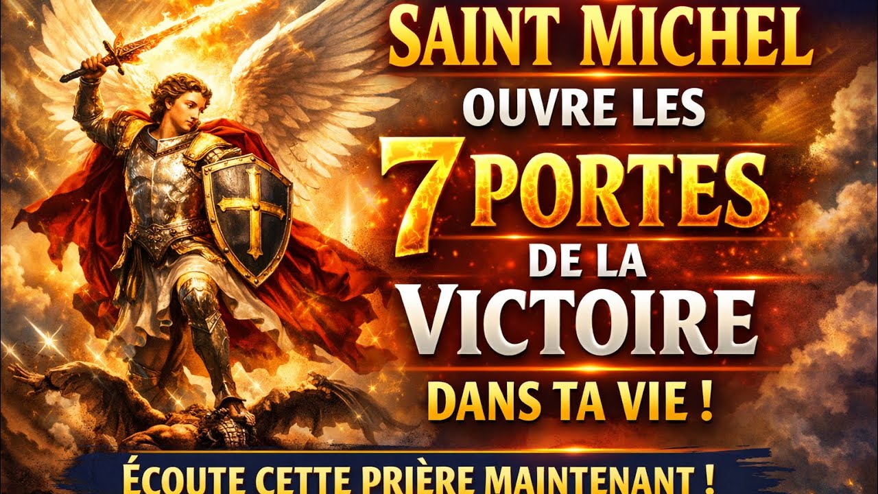 SAINT MICHEL OUVRE LES 7 PORTES DE LAVICTOIRE DANS TA VIE - ÉCOUTECETTEPRIÈRE MAINTENANT!