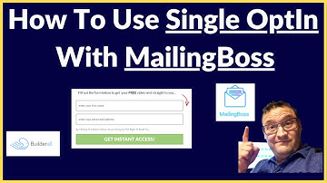 How To Use Single Optin In Builderall MailingBoss