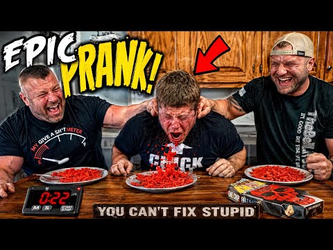 Flaming Hot Cheetos Mac & Cheese Prank!!!