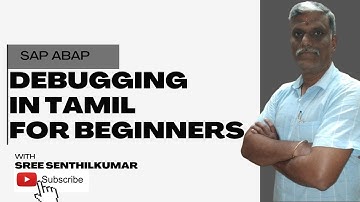 Learn How to use the ABAP Debugger in Simple and Efficient #abap #ABAPTAMIL #tamil