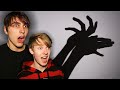 The Shadow Puppet Challenge w/ Sam, Corey, Jake | Colby Brock