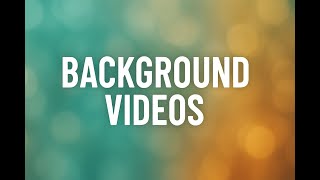Background Video Set November 9, 2025