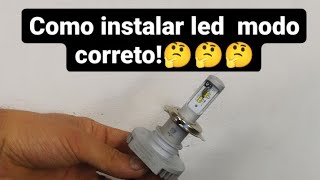 como instalar lâmpada led de modo correto ? led shocklight ,asx e sb10000lm no Corolla 2012