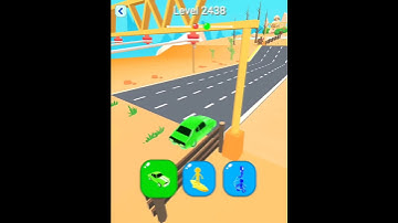Shape-shifting Funny Race All Level Gameplay Walkthrough Master Level #2438 BeamNG.drive #Shorts