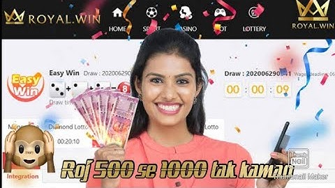 New Earning App TodayRoyal Win Bug Earn up to 10K per Month | Royal Win Se kaise paise Kamaye