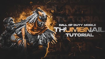 Call Of Duty Thumbnail Tutorial / COD Thumbnail Tutorial Android PS CC