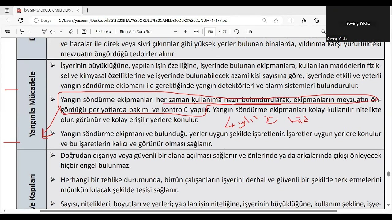 2023 ARALIK 27.  DERS: İŞYERİ BİNA VE EKLENTİLERİ- ASANSÖR BAKIM ONARIM VE PERİYODİK KONTROL