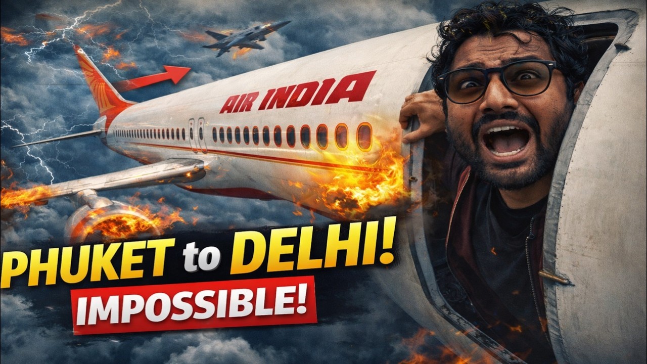 Phuket to Delhi Air India Flight ✈️ | Mai Khao Beach & Phuket Airport | Day 17 Part 2