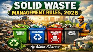 Solid Waste Management Rules 2026 | Explained for Exams, Environment & Urban Planning